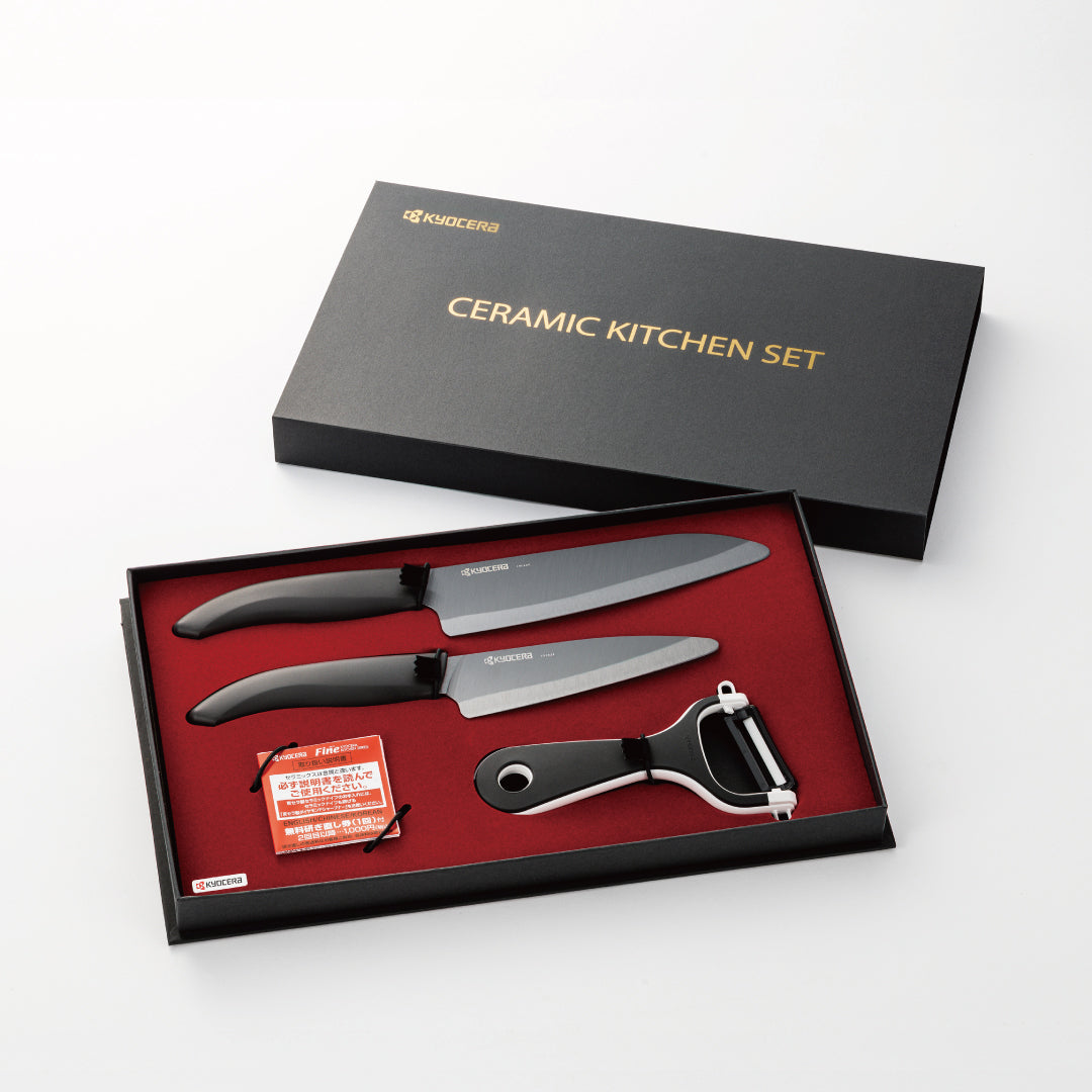 京セラ】キッチンセットFKR-301 13cm/17cm/ピーラー – 京セラキッチン