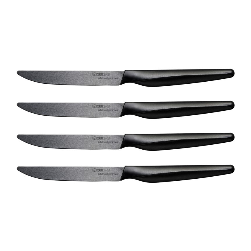 セラミックステーキナイフ 4本セット – 京セラキッチンオンラインストア