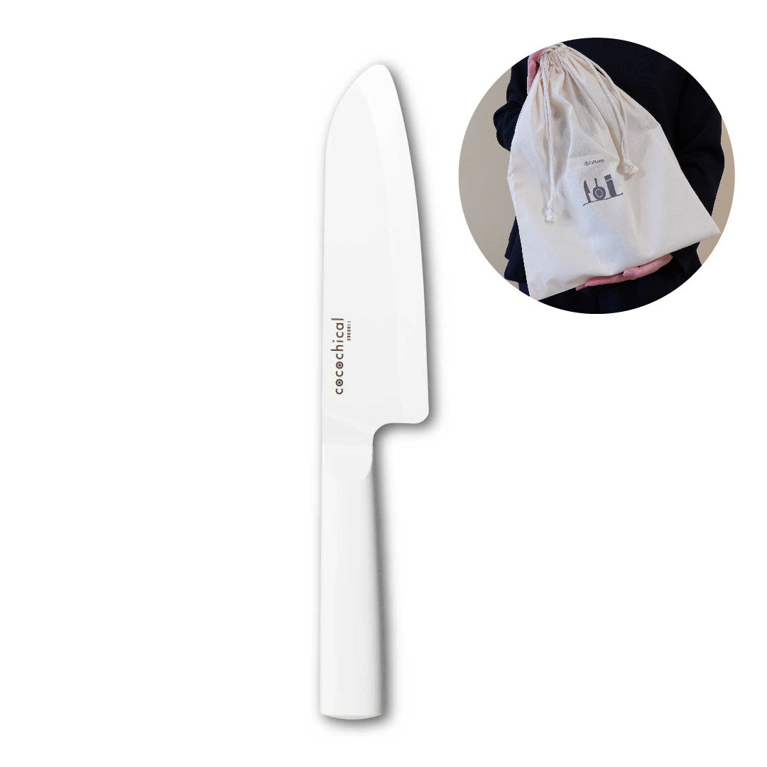 【クリスマス限定】cocochical セラミックナイフ（包丁）三徳大 16cm