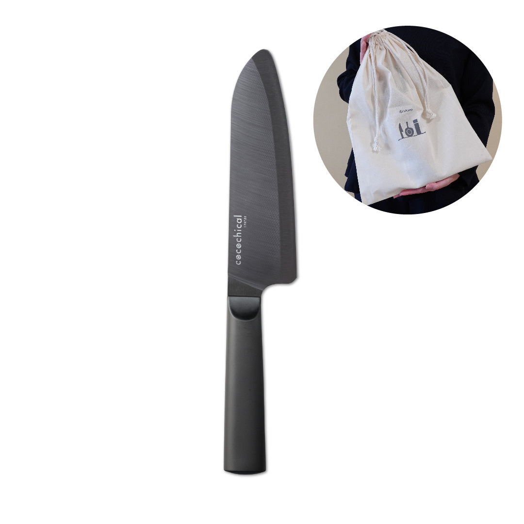 【クリスマス限定】cocochical セラミックナイフ（包丁）三徳大 16cm