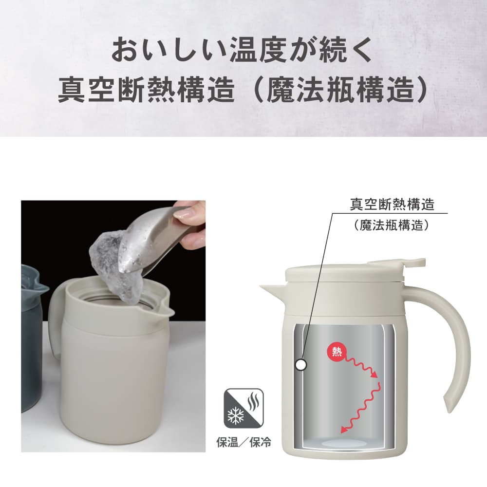 公式】京セラ CERAMUG（セラマグ）真空断熱コーヒーサーバー（卓上保温