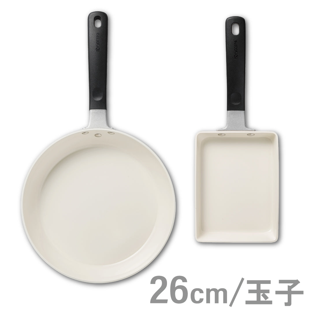 公式】京セラ 限定色｜セラミック フライパン 玉子焼/26cm（IH/ガス火