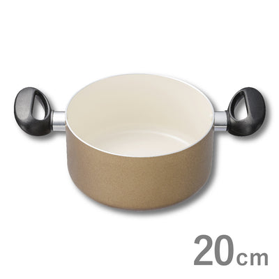 セラブリッド 両手なべ 20cm（IH/ガス火対応）