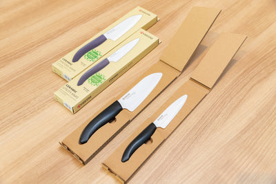 セラミックナイフ(バイオ素材ハンドル) 三徳 14cm